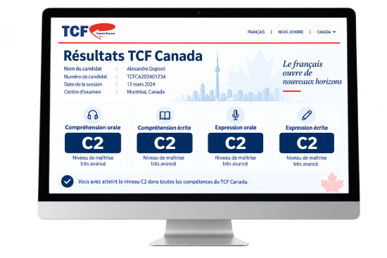 Préparation TCF Canada